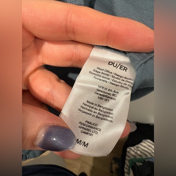 DU/ER MENS BUTTON DOWN SHIRT - Picture 5 of 7